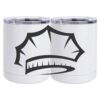 10 oz. White Stainless Steel Short Tumbler Thumbnail