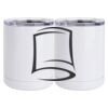 10 oz. White Stainless Steel Short Tumbler Thumbnail