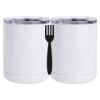 10 oz. White Stainless Steel Short Tumbler Thumbnail