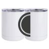 10 oz. White Stainless Steel Short Tumbler Thumbnail