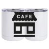 10 oz. White Stainless Steel Short Tumbler Thumbnail