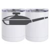 10 oz. White Stainless Steel Short Tumbler Thumbnail