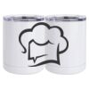 10 oz. White Stainless Steel Short Tumbler Thumbnail