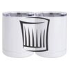 10 oz. White Stainless Steel Short Tumbler Thumbnail