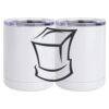 10 oz. White Stainless Steel Short Tumbler Thumbnail