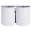 10 oz. White Stainless Steel Short Tumbler Thumbnail