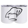 10 oz. White Stainless Steel Short Tumbler Thumbnail