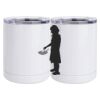 10 oz. White Stainless Steel Short Tumbler Thumbnail