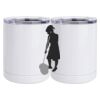 10 oz. White Stainless Steel Short Tumbler Thumbnail