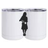 10 oz. White Stainless Steel Short Tumbler Thumbnail