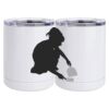 10 oz. White Stainless Steel Short Tumbler Thumbnail