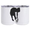 10 oz. White Stainless Steel Short Tumbler Thumbnail