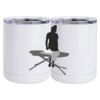 10 oz. White Stainless Steel Short Tumbler Thumbnail
