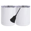 10 oz. White Stainless Steel Short Tumbler Thumbnail