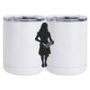 10 oz. White Stainless Steel Short Tumbler Thumbnail