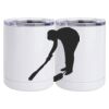 10 oz. White Stainless Steel Short Tumbler Thumbnail