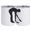 10 oz. White Stainless Steel Short Tumbler Thumbnail