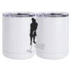 10 oz. White Stainless Steel Short Tumbler Thumbnail