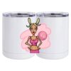 10 oz. White Stainless Steel Short Tumbler Thumbnail