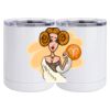 10 oz. White Stainless Steel Short Tumbler Thumbnail