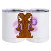 10 oz. White Stainless Steel Short Tumbler Thumbnail