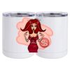 10 oz. White Stainless Steel Short Tumbler Thumbnail
