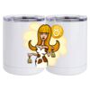 10 oz. White Stainless Steel Short Tumbler Thumbnail