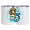 10 oz. White Stainless Steel Short Tumbler Thumbnail