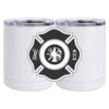 10 oz. White Stainless Steel Short Tumbler Thumbnail