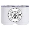 10 oz. White Stainless Steel Short Tumbler Thumbnail