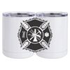 10 oz. White Stainless Steel Short Tumbler Thumbnail