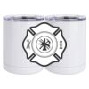 10 oz. White Stainless Steel Short Tumbler Thumbnail