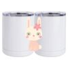 10 oz. White Stainless Steel Short Tumbler Thumbnail