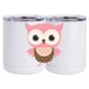10 oz. White Stainless Steel Short Tumbler Thumbnail