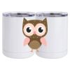 10 oz. White Stainless Steel Short Tumbler Thumbnail