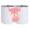 10 oz. White Stainless Steel Short Tumbler Thumbnail