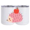 10 oz. White Stainless Steel Short Tumbler Thumbnail