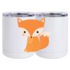 10 oz. White Stainless Steel Short Tumbler Thumbnail