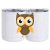 10 oz. White Stainless Steel Short Tumbler Thumbnail