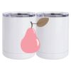 10 oz. White Stainless Steel Short Tumbler Thumbnail