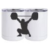 10 oz. White Stainless Steel Short Tumbler Thumbnail