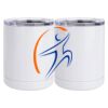 10 oz. White Stainless Steel Short Tumbler Thumbnail
