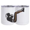 10 oz. White Stainless Steel Short Tumbler Thumbnail