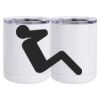 10 oz. White Stainless Steel Short Tumbler Thumbnail
