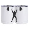 10 oz. White Stainless Steel Short Tumbler Thumbnail