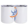10 oz. White Stainless Steel Short Tumbler Thumbnail