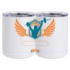 10 oz. White Stainless Steel Short Tumbler Thumbnail