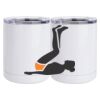 10 oz. White Stainless Steel Short Tumbler Thumbnail