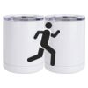 10 oz. White Stainless Steel Short Tumbler Thumbnail