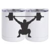 10 oz. White Stainless Steel Short Tumbler Thumbnail